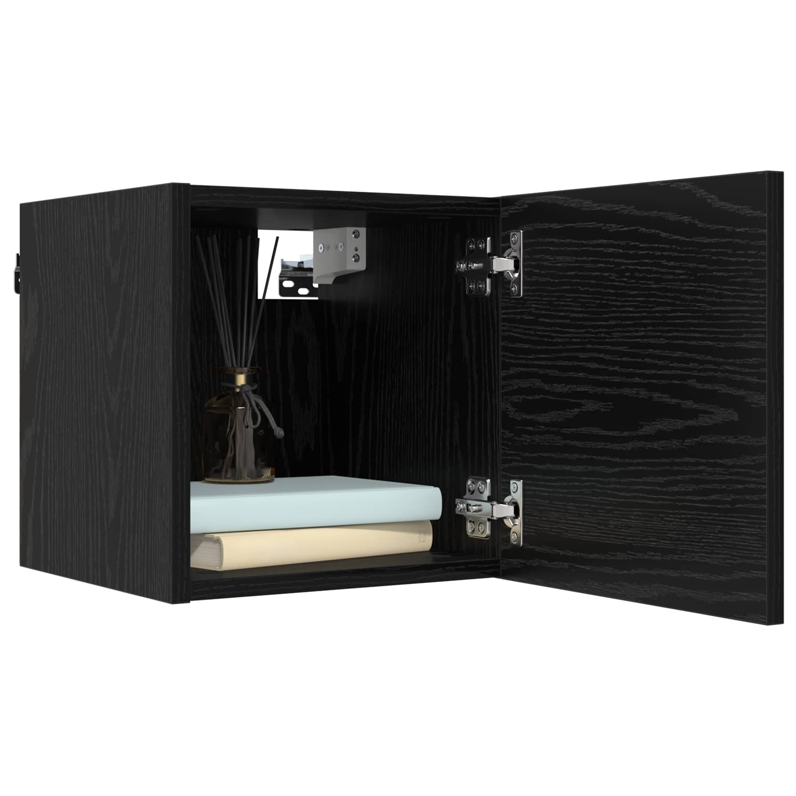 TV spintelių komplektas 10 pcs 180 x 30 x 30 cm Juodojo ąžuolo