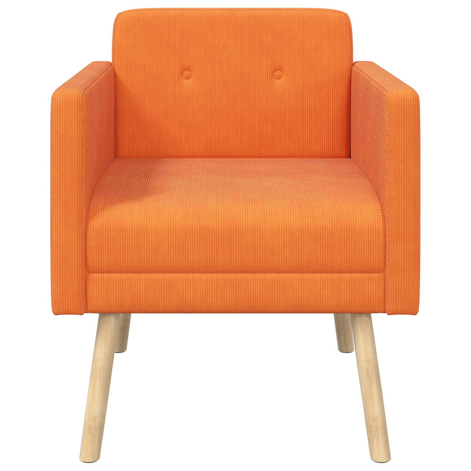 Akcentinis krėslas Oranžinė Velvetinis audinys