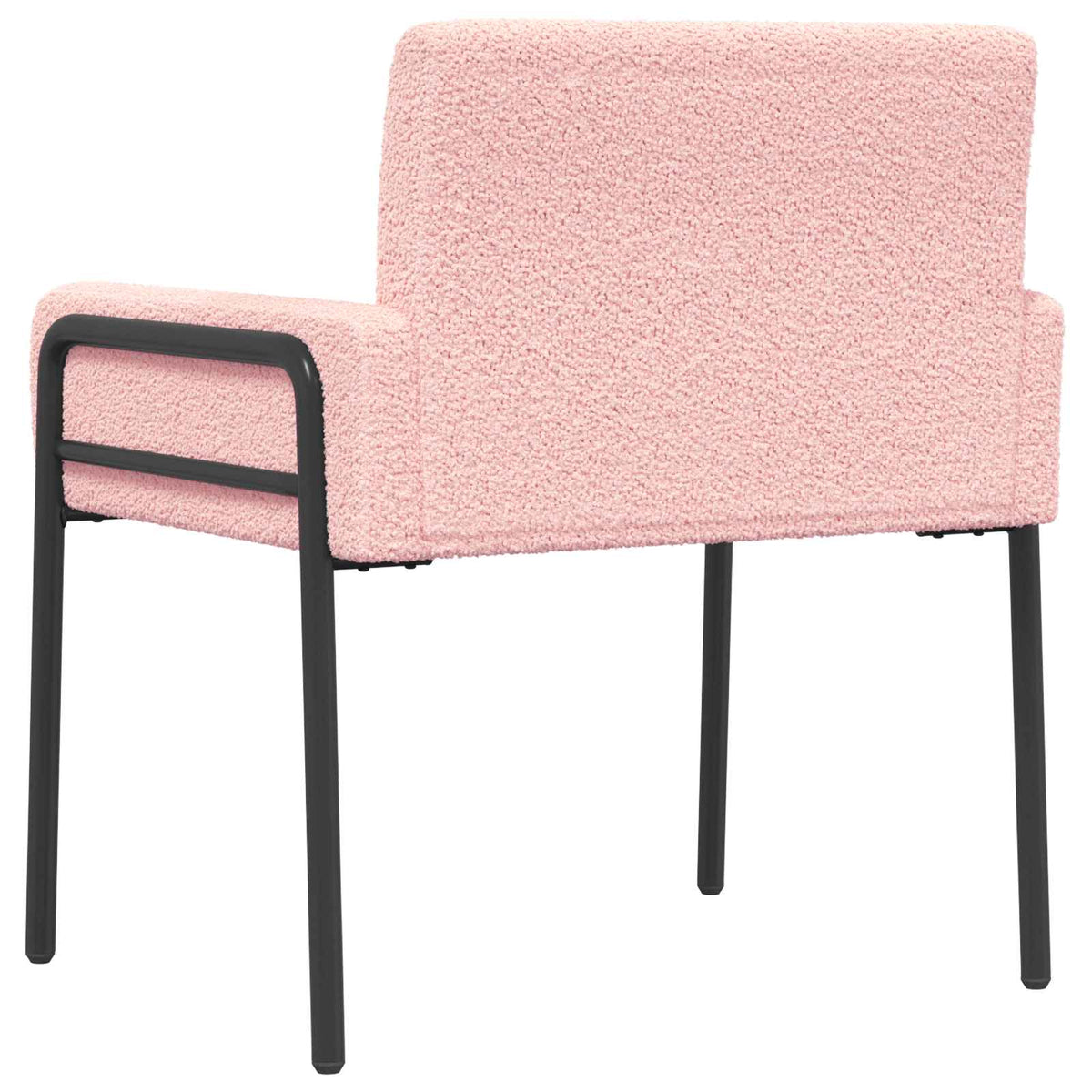 Akcentinė kėdė Rožinė Bouclé