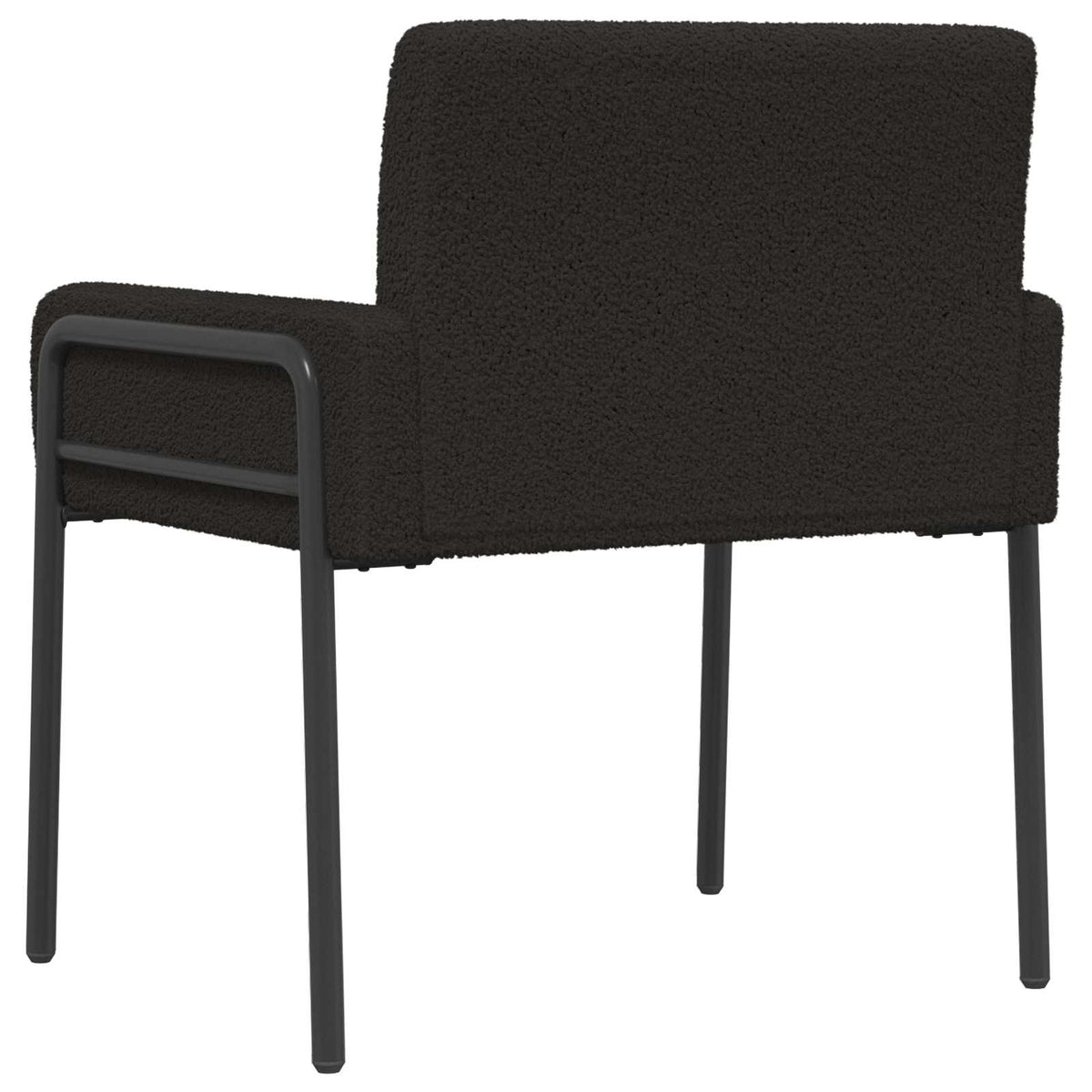 Akcentinė kėdė Juoda Bouclé