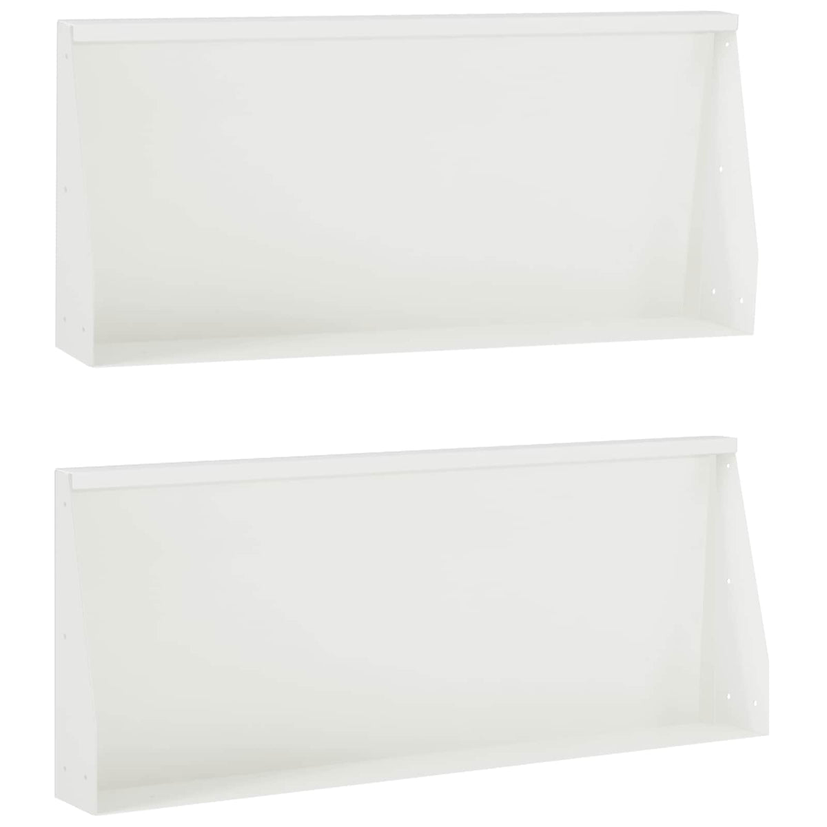 Sienelė 2 vnt. 100 x 12 x 30 cm Plienas Balta