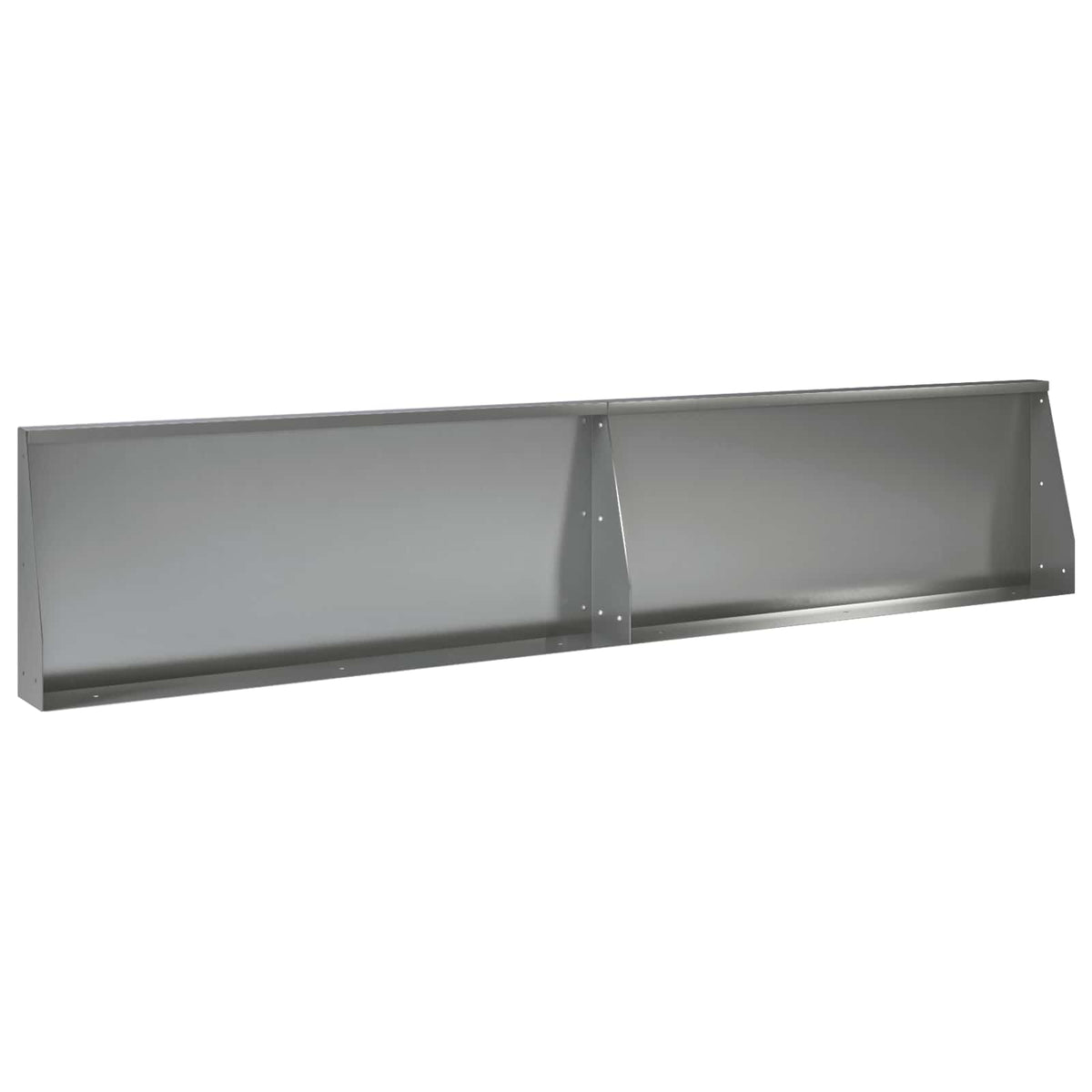 Sienelė 2 vnt. 100 x 12 x 30 cm Galvanizuotas plienas Sidabrinė