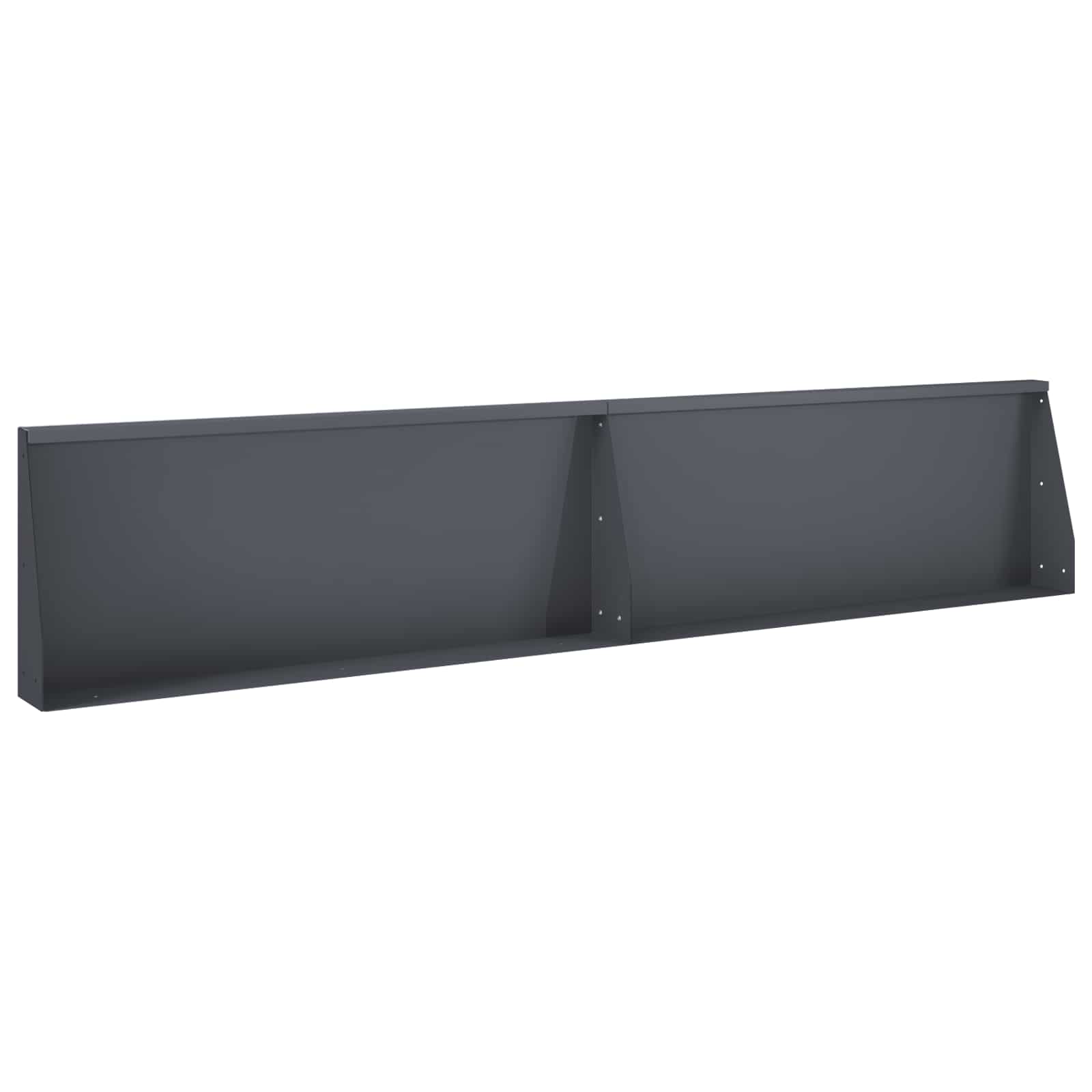 Sienelė 2 vnt. 100 x 12 x 40 cm Plienas Antracito