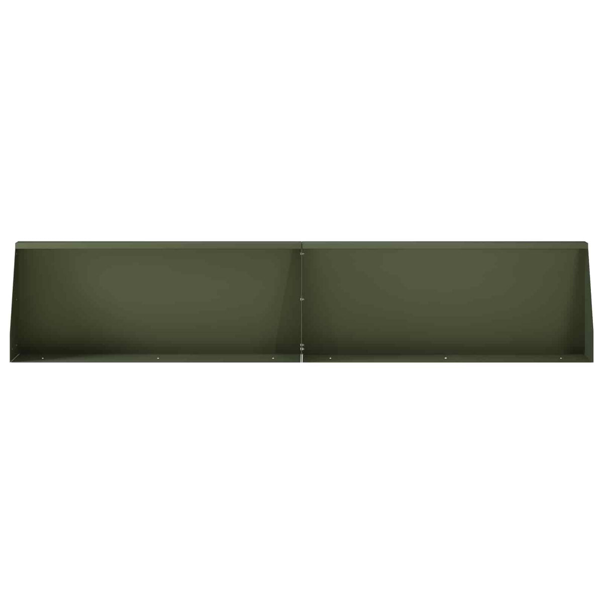Sienelė 2 vnt. 100 x 12 x 40 cm Plienas Alyvuogių žalia
