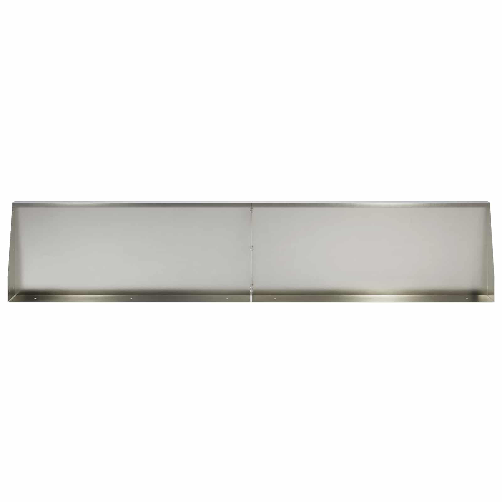 Sienelė 2 vnt. 100 x 12 x 40 cm Nerūdijantis plienas Sidabrinė
