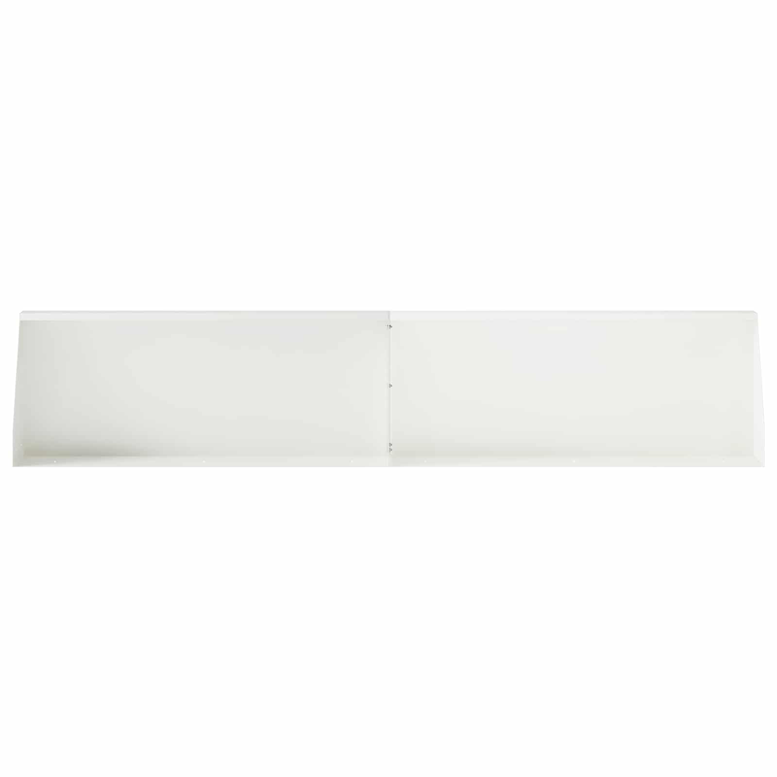 Sienelė 2 vnt. 100 x 12 x 50 cm Plienas Balta