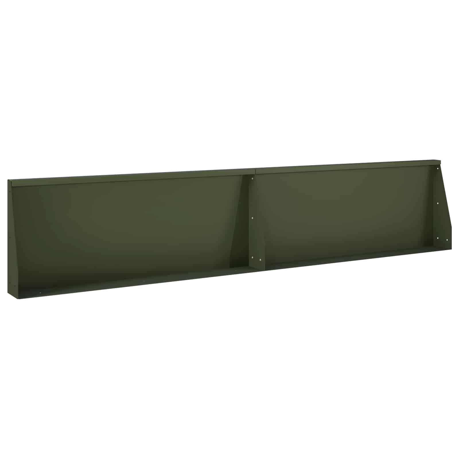 Sienelė 2 vnt. 100 x 12 x 50 cm Plienas Alyvuogių žalia