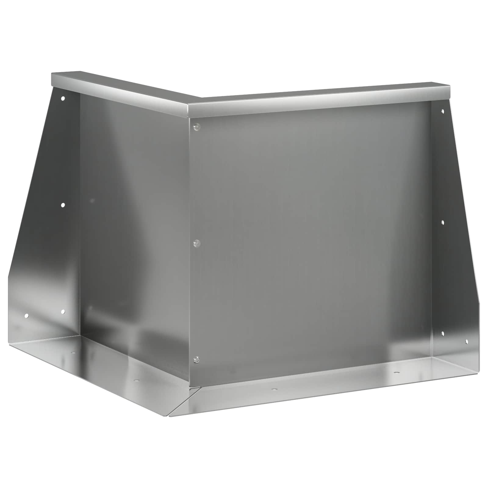 Sienelė 50 x 50 x 40 cm Galvanizuotas plienas Sidabrinė