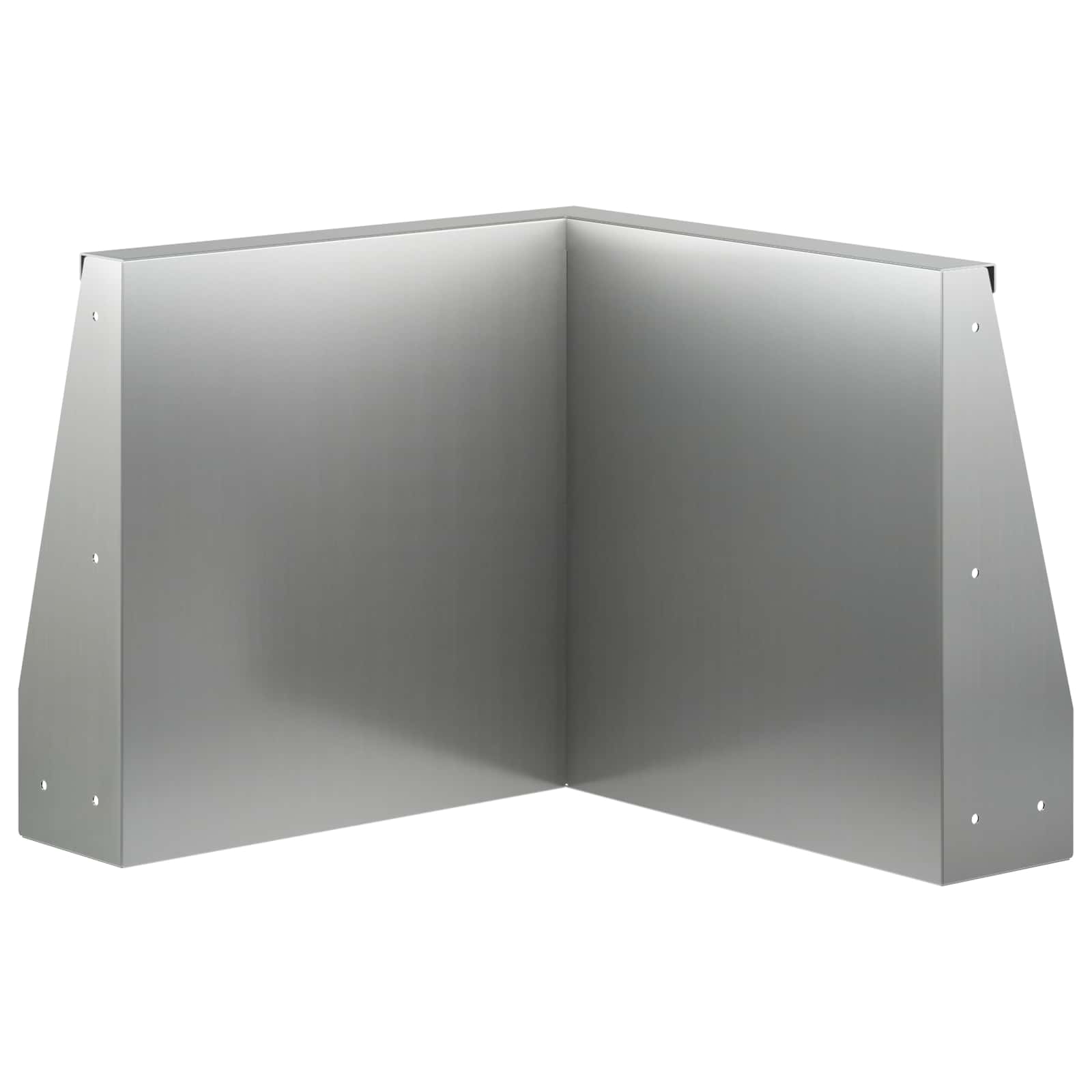 Sienelė 2 vnt. 50 x 50 x 40 cm Galvanizuotas plienas Sidabrinė