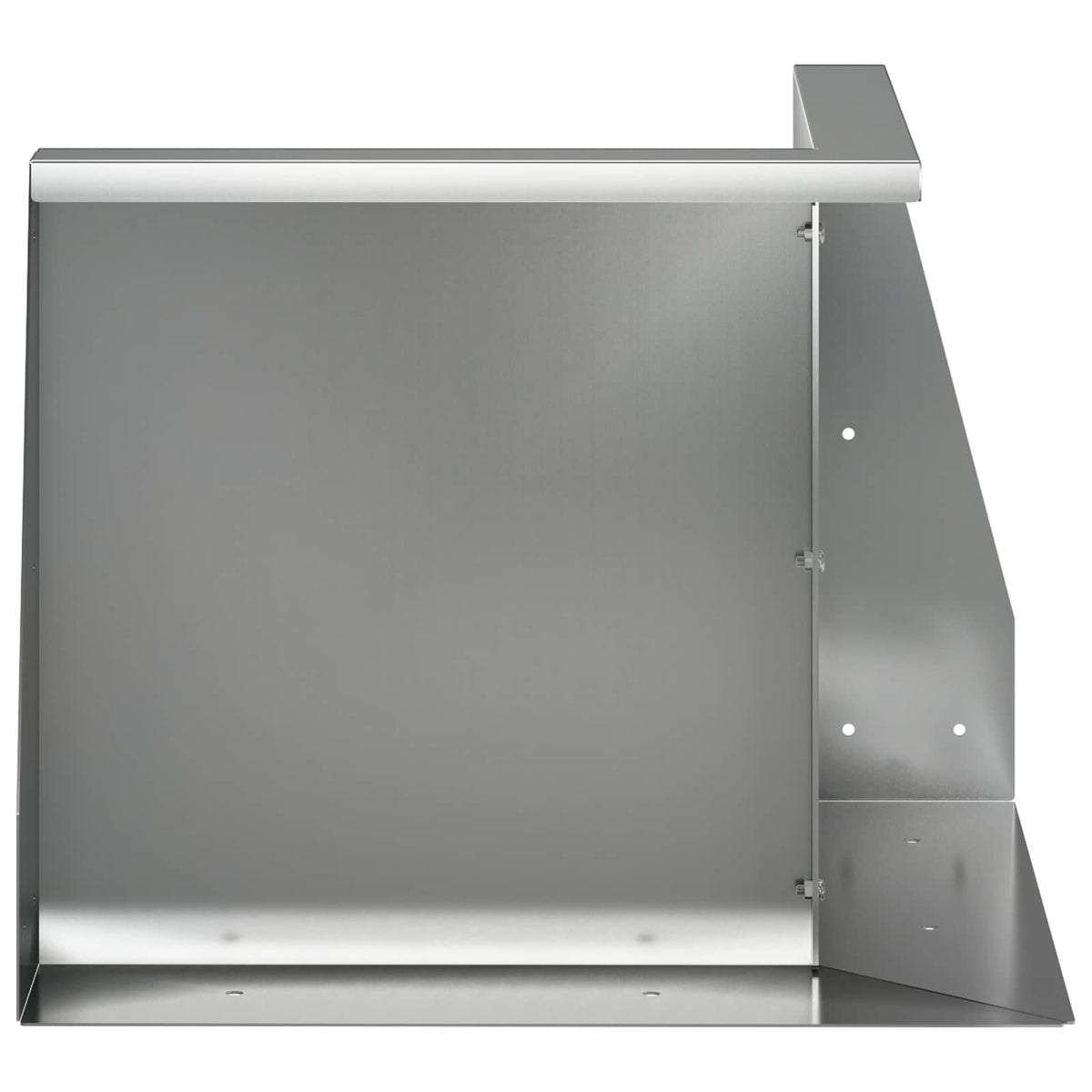 Sienelė 50 x 50 x 50 cm Galvanizuotas plienas Sidabrinė