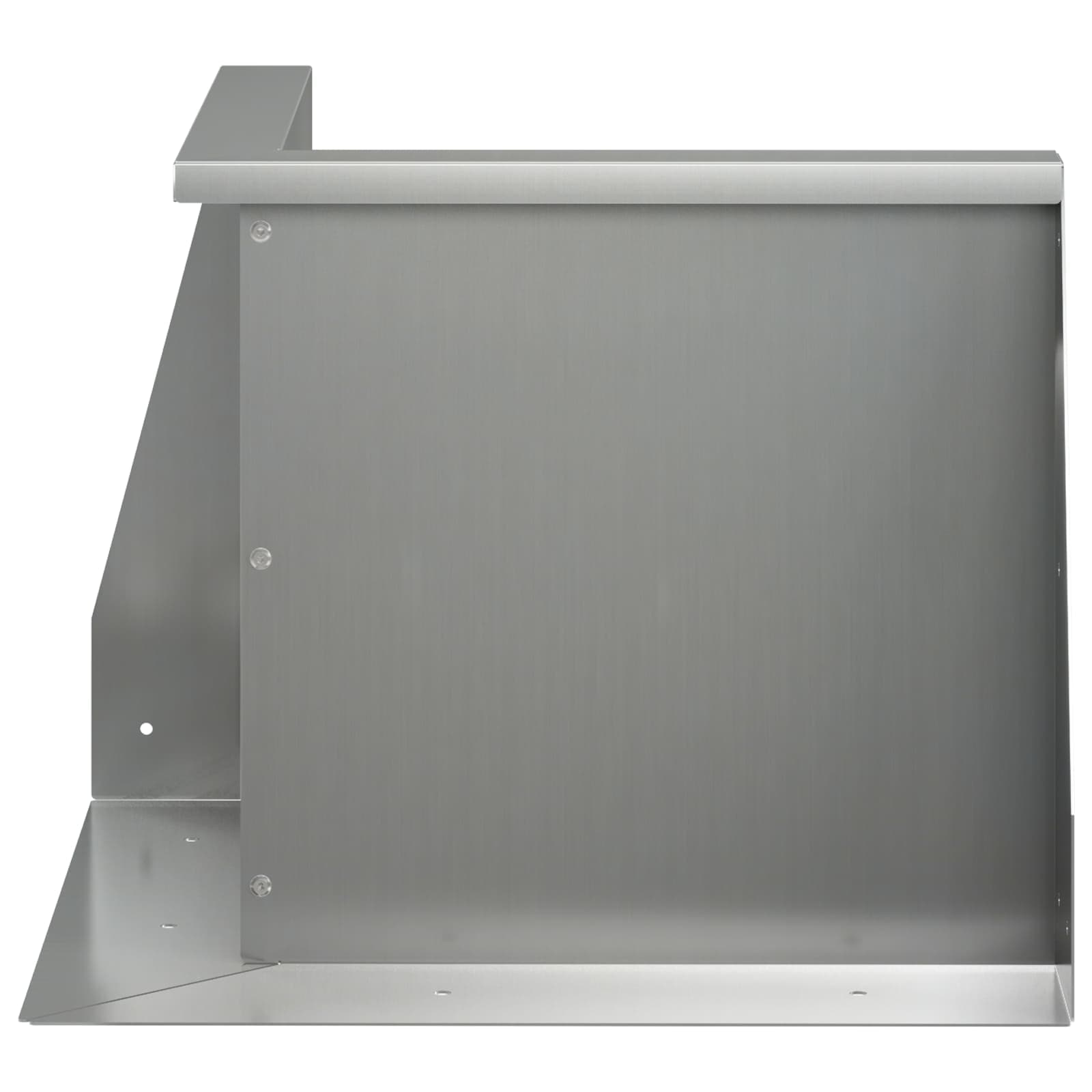 Sienelė 2 vnt. 50 x 50 x 50 cm Galvanizuotas plienas Sidabrinė