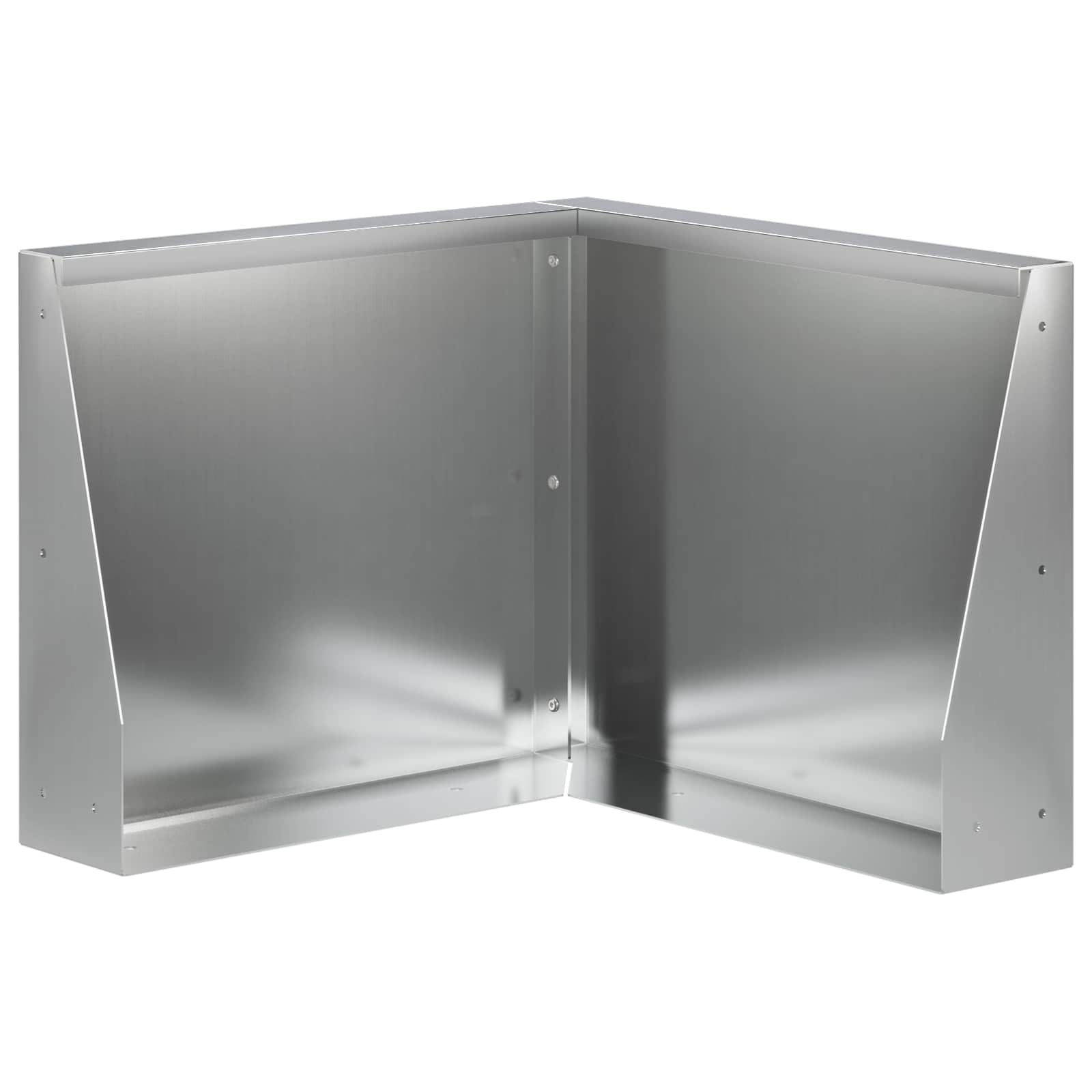 Sienelė 50 x 50 x 30 cm Galvanizuotas plienas Sidabrinė