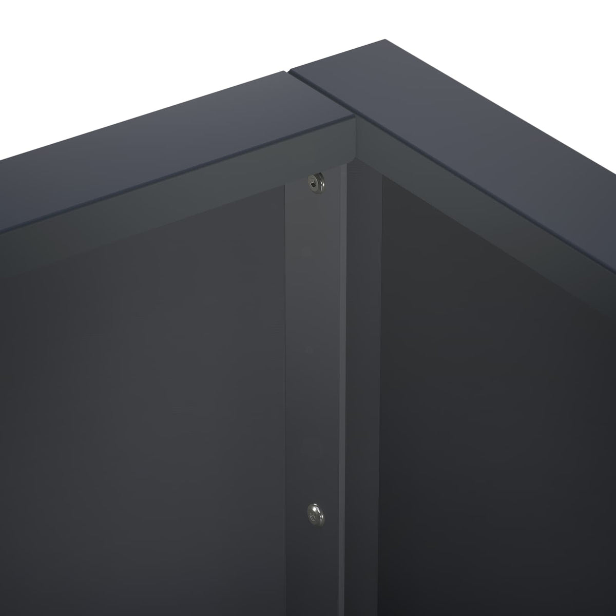 Sienelė 2 vnt. 50 x 50 x 40 cm Plienas Antracito