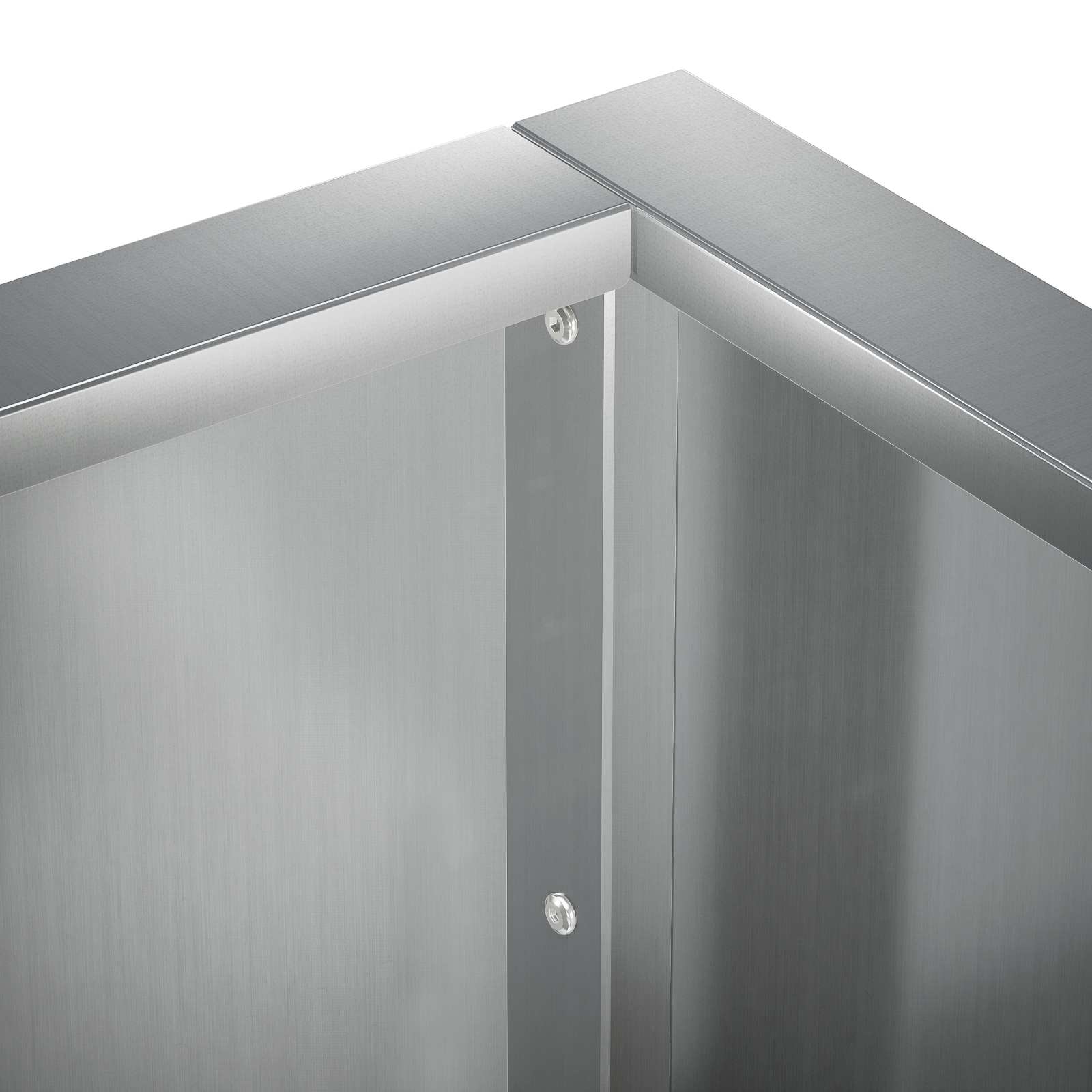 Sienelė 50 x 50 x 40 cm Galvanizuotas plienas Sidabrinė