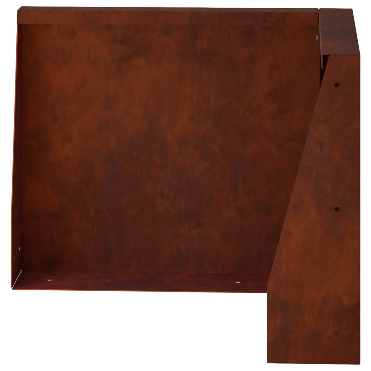Sienelė 50 x 50 x 50 cm Atmosferos poveikiui atsparus plienas
