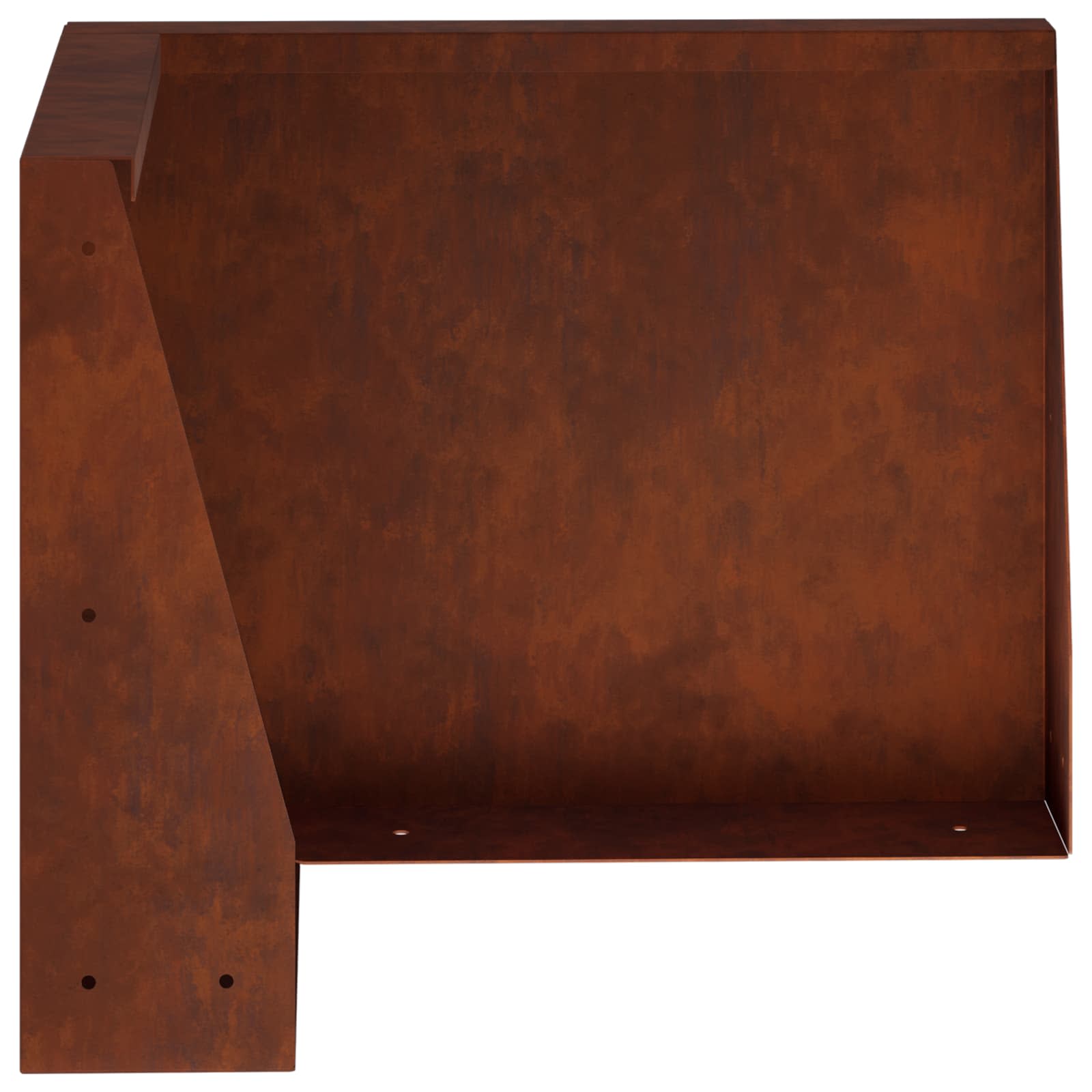 Sienelė 50 x 50 x 50 cm Atmosferos poveikiui atsparus plienas
