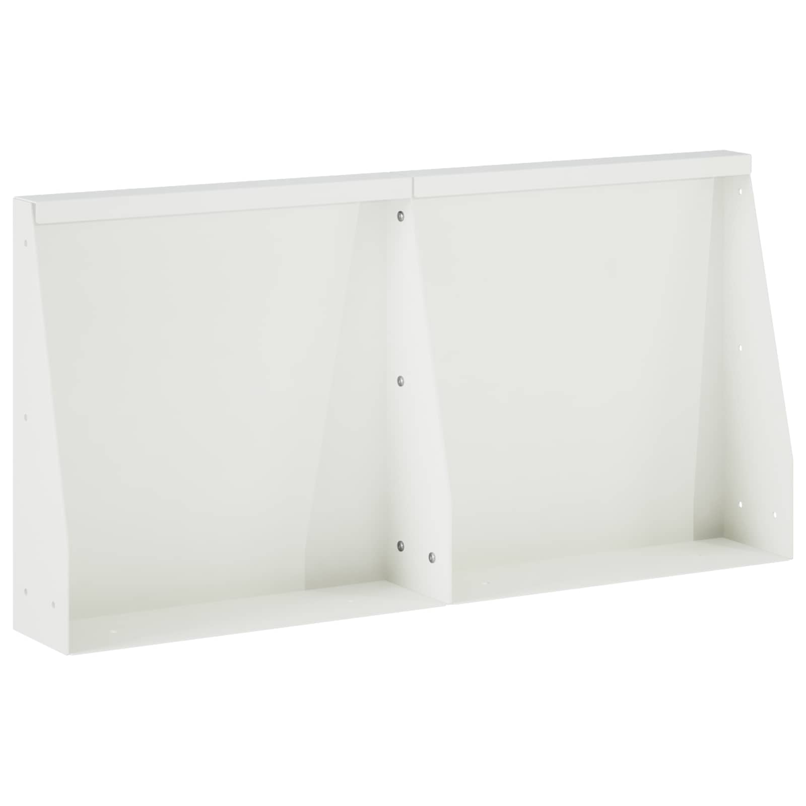 Sienelė 2 vnt. 40 x 12 x 30 cm Plienas Balta