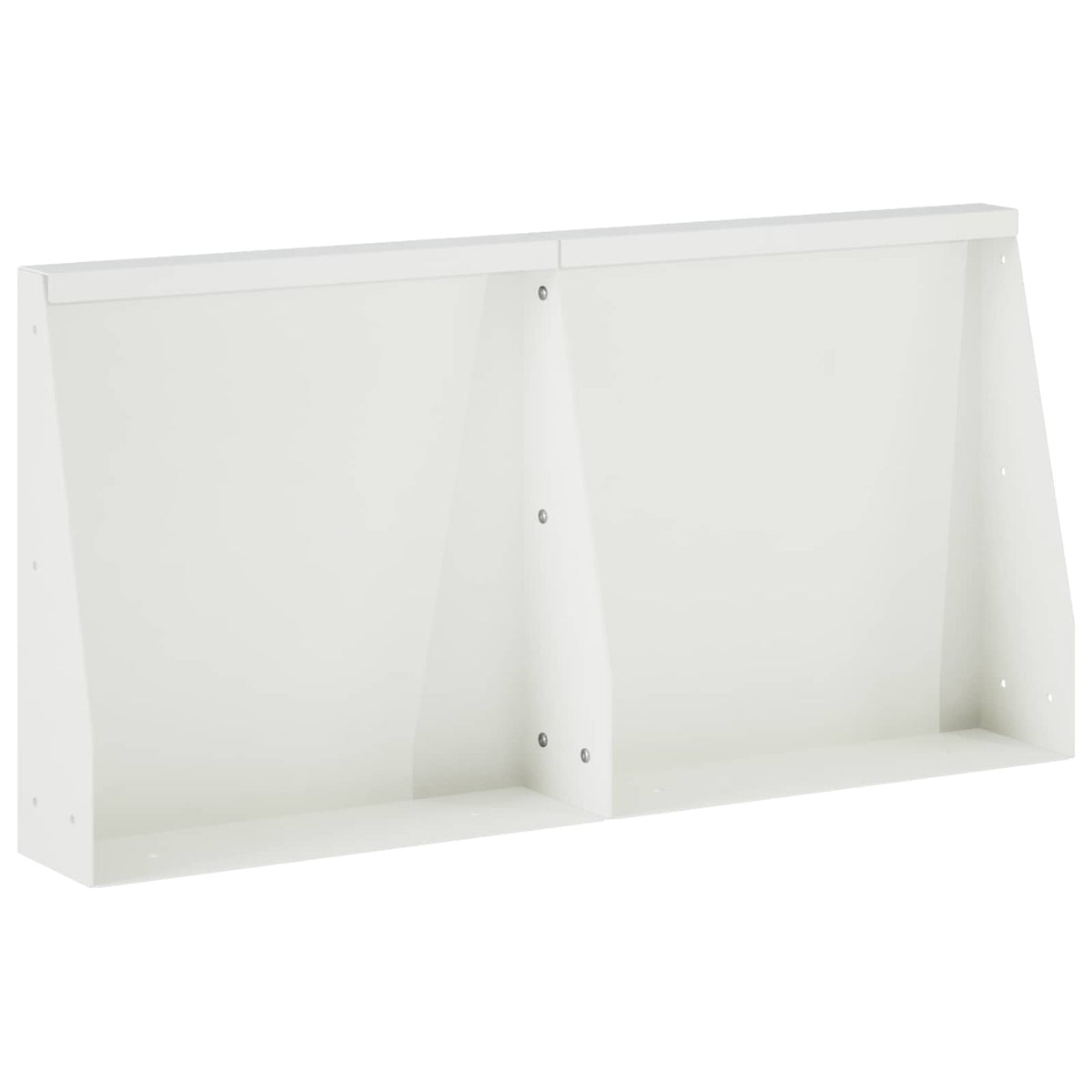 Sienelė 2 vnt. 40 x 12 x 40 cm Plienas Balta