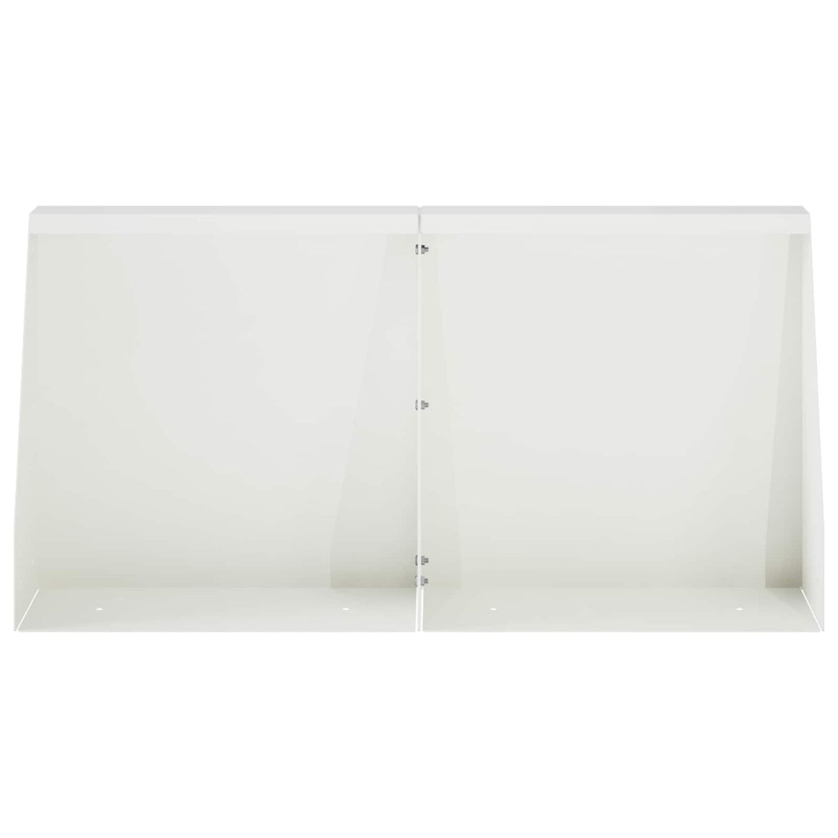 Sienelė 2 vnt. 40 x 12 x 40 cm Plienas Balta