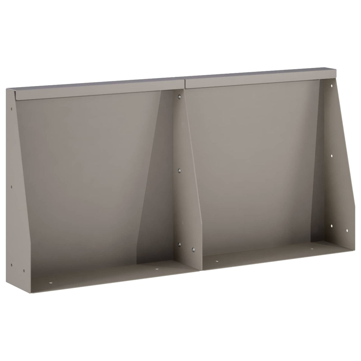 Sienelė 2 vnt. 40 x 12 x 40 cm Rūdijanti