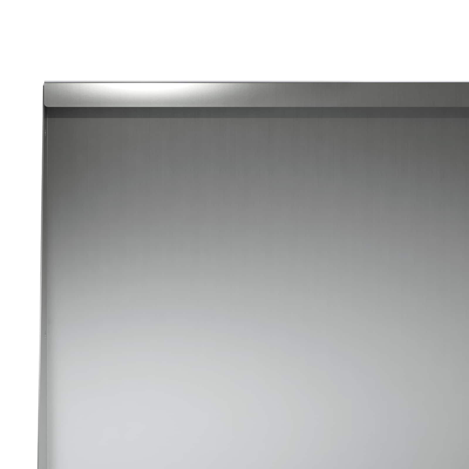 Sienelė 2 vnt. 60 x 12 x 40 cm Galvanizuotas plienas Sidabrinė