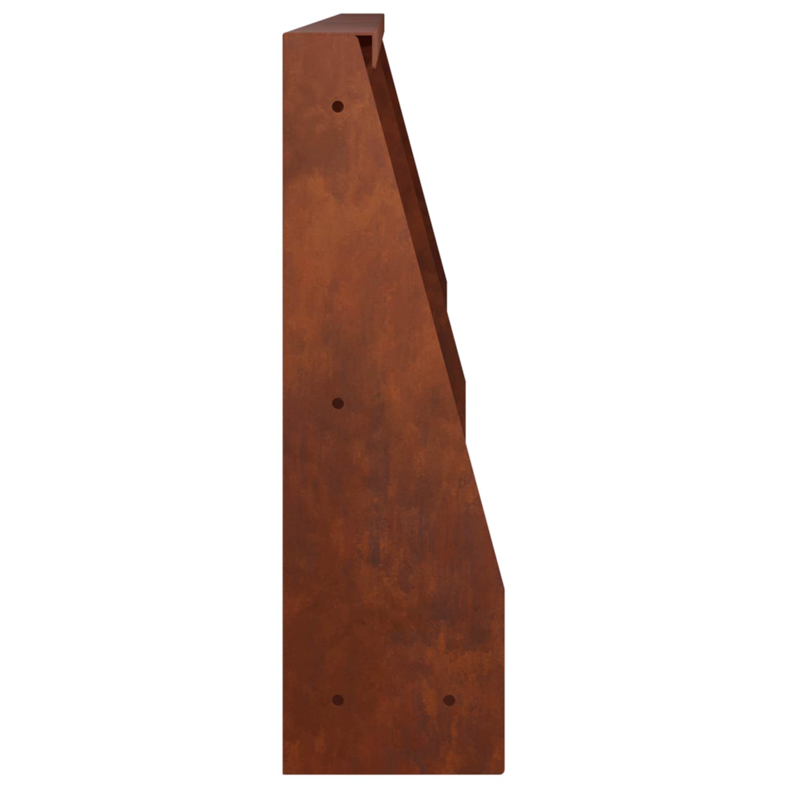 Sienelė 2 vnt. 60 x 12 x 40 cm Rūdijanti