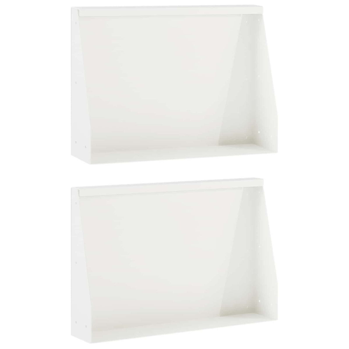 Sienelė 2 vnt. 60 x 12 x 50 cm Plienas Balta