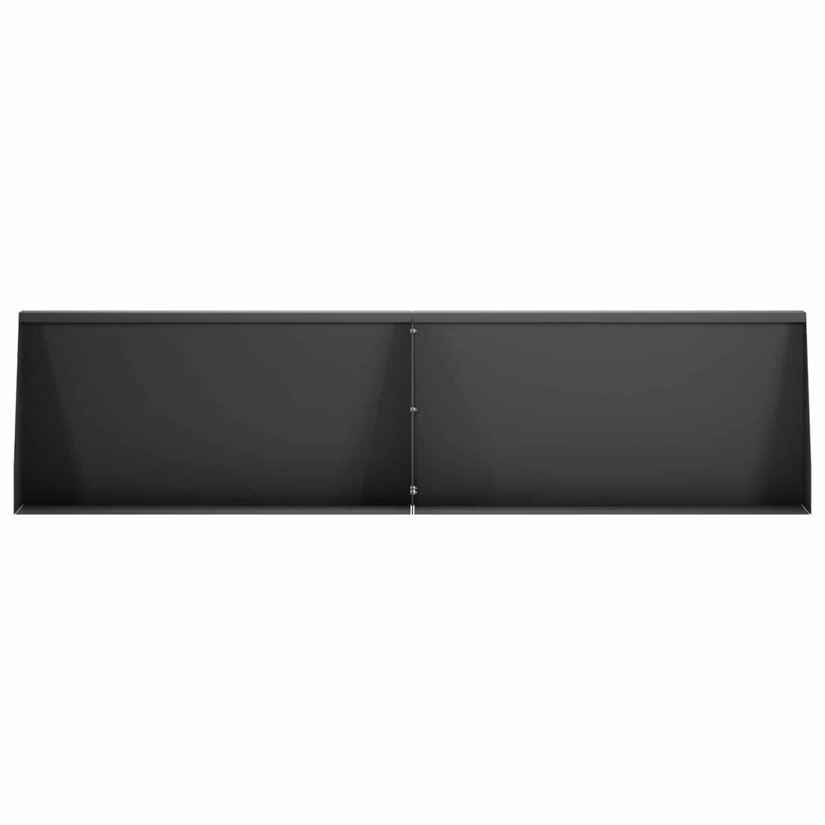 Sienelė 2 vnt. 80 x 12 x 30 cm Plienas Juoda