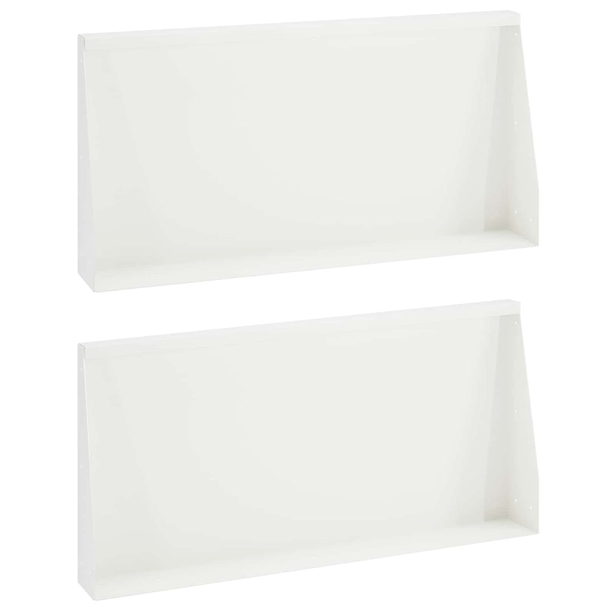 Sienelė 2 vnt. 80 x 12 x 30 cm Plienas Balta