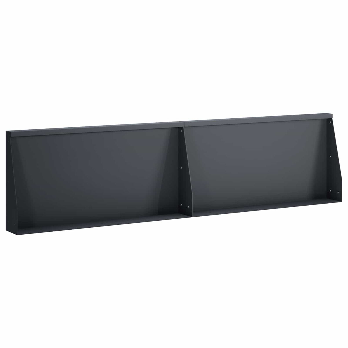 Sienelė 2 vnt. 80 x 12 x 30 cm Plienas Antracito