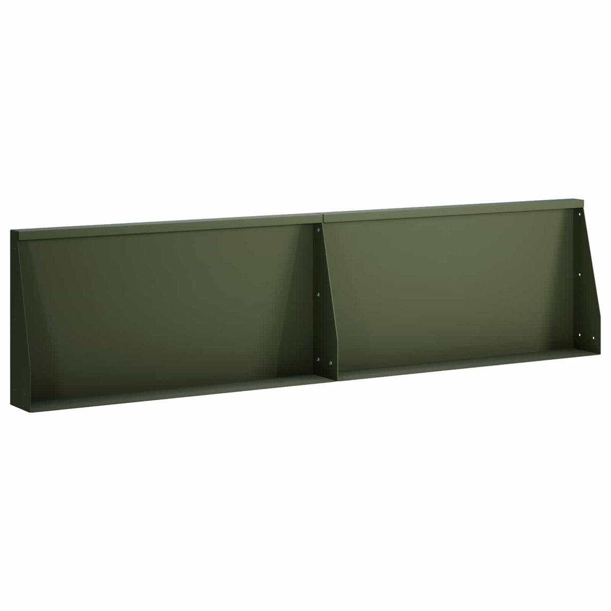 Sienelė 2 vnt. 80 x 12 x 30 cm Plienas Alyvuogių žalia