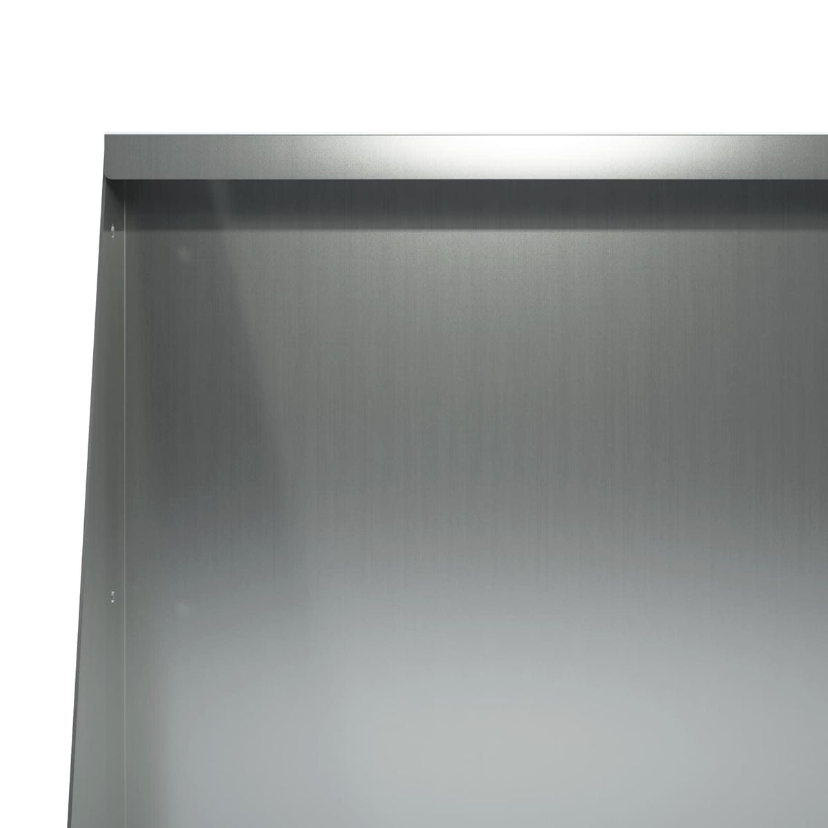 Sienelė 2 vnt. 80 x 12 x 30 cm Galvanizuotas plienas Sidabrinė
