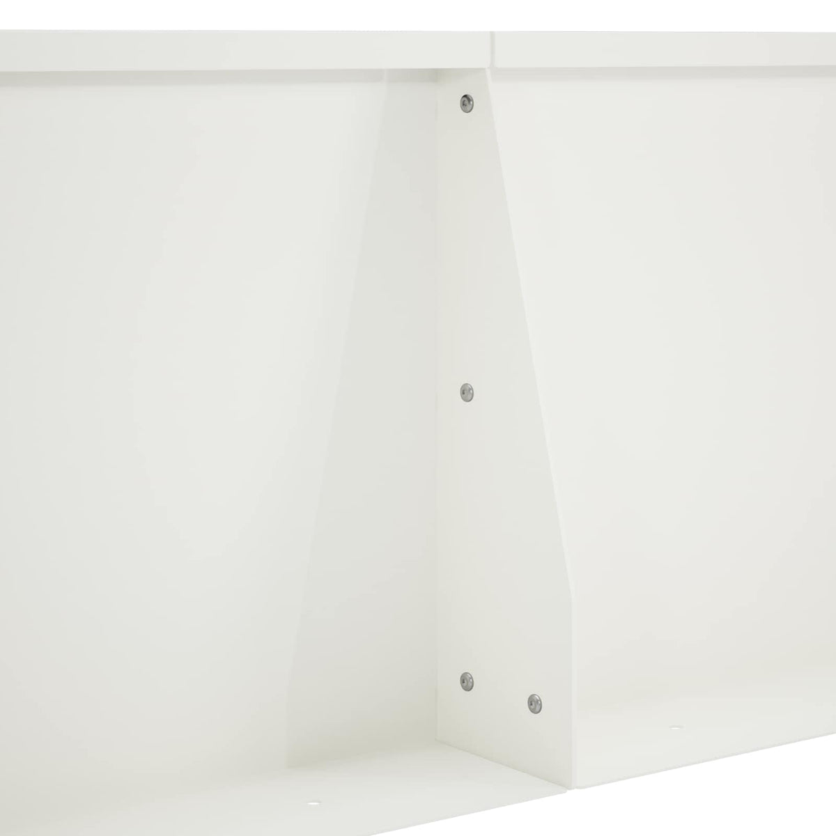 Sienelė 2 vnt. 80 x 12 x 40 cm Plienas Balta