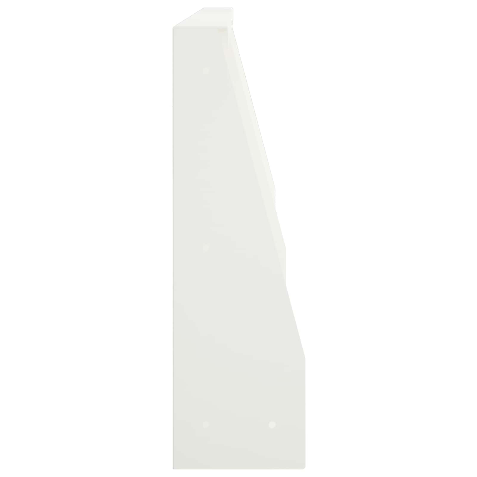 Sienelė 2 vnt. 80 x 12 x 40 cm Plienas Balta