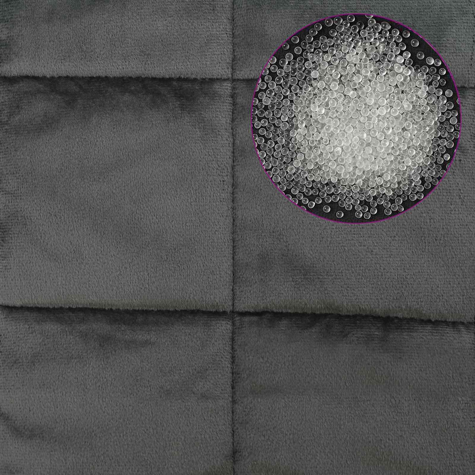 Svorio antklodė Antracito 122 x 183 cm 9 kg 100% Medvilnė 205T