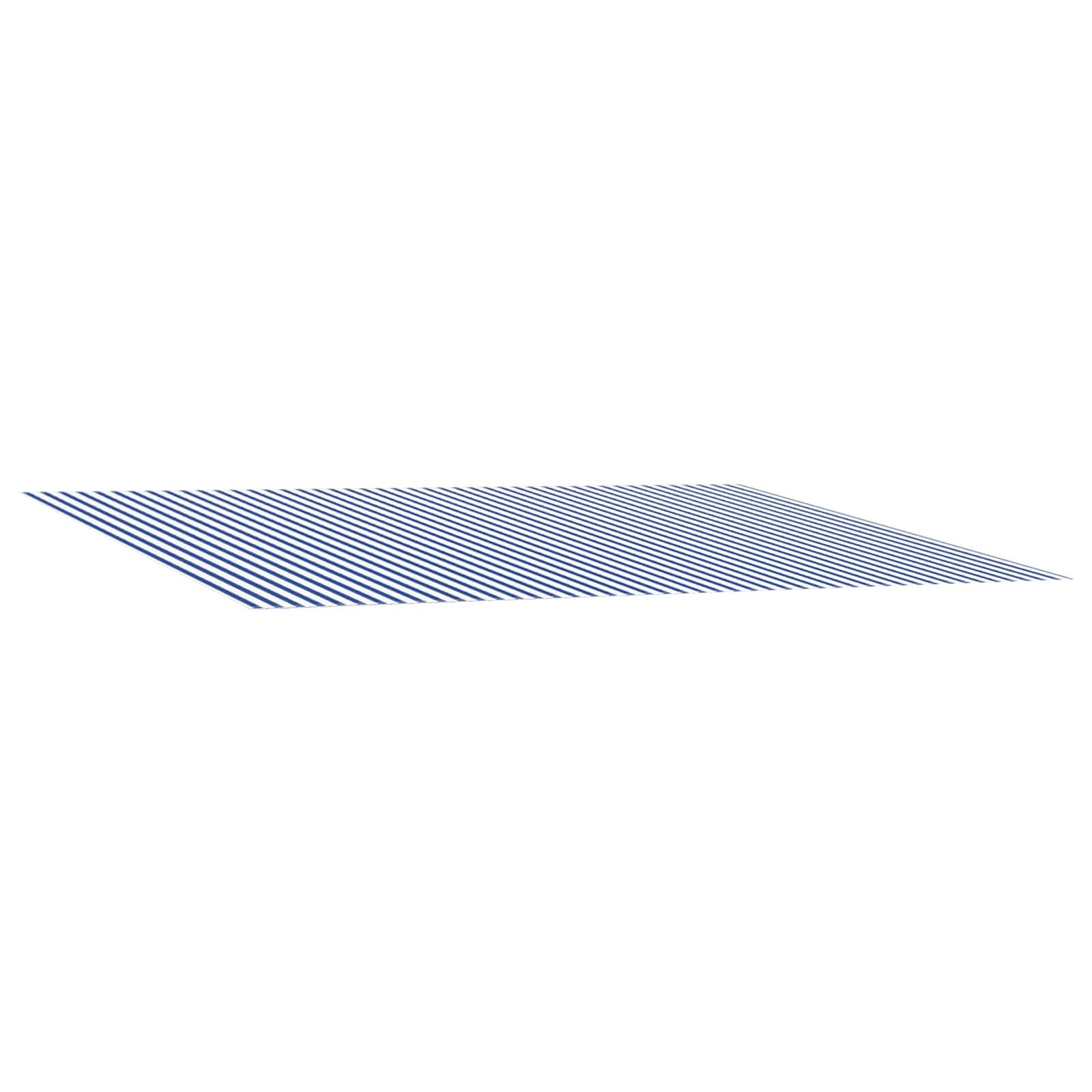 Markizės pakaitinis audinys Mėlyna ir balta 300 x 250 cm