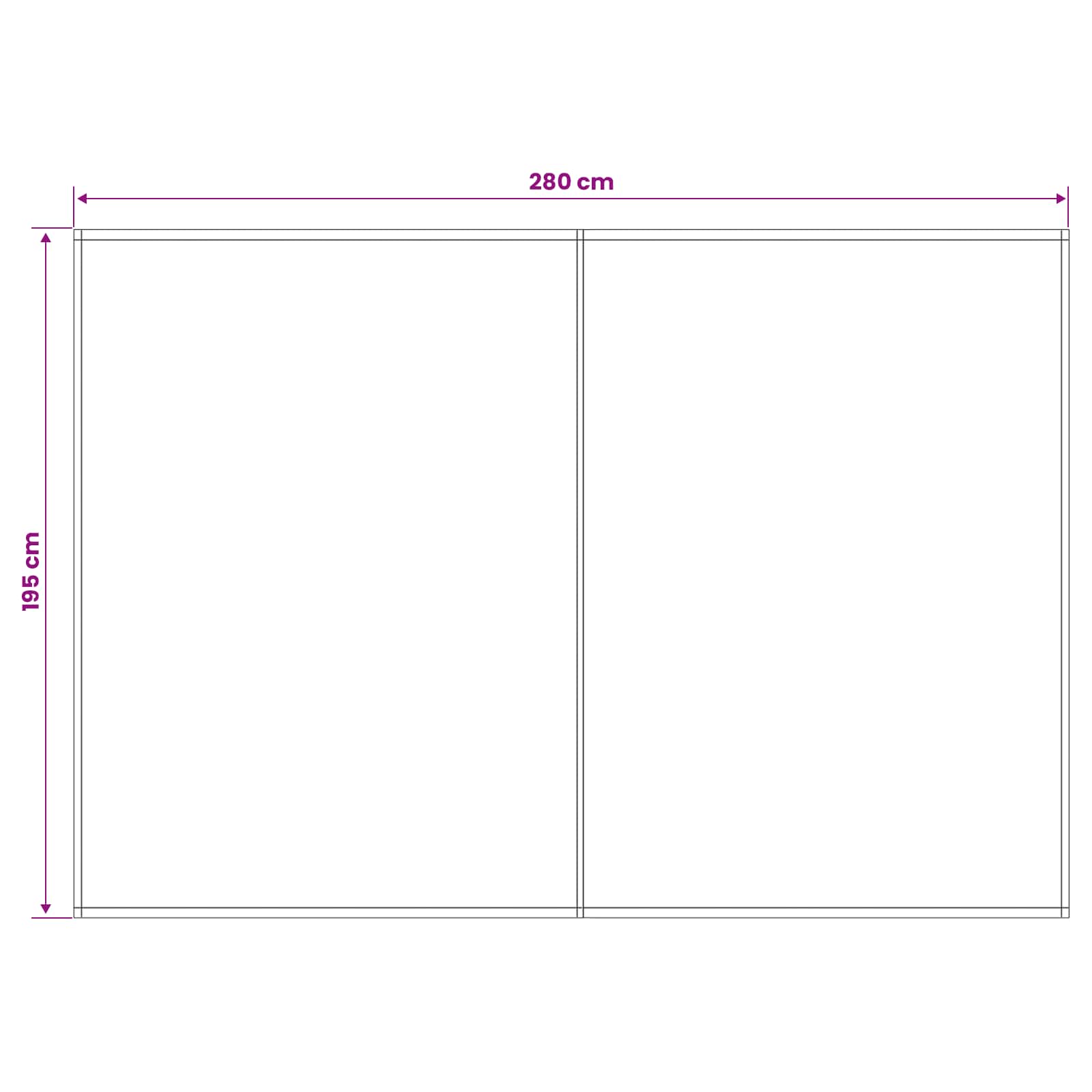 Markizės pakaitinis audinys Geltona ir balta 300 x 200 cm