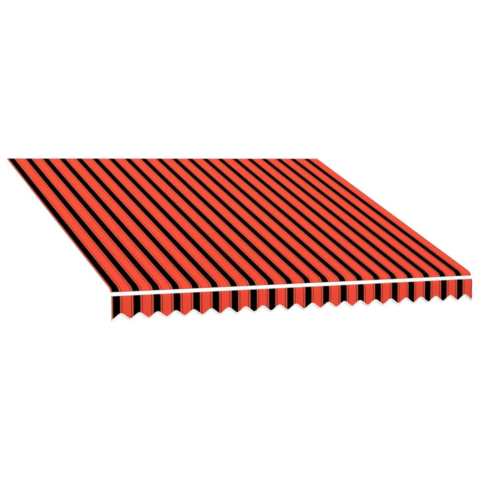 Markizės pakaitinis audinys Oranžinė ir ruda 300 x 250 cm