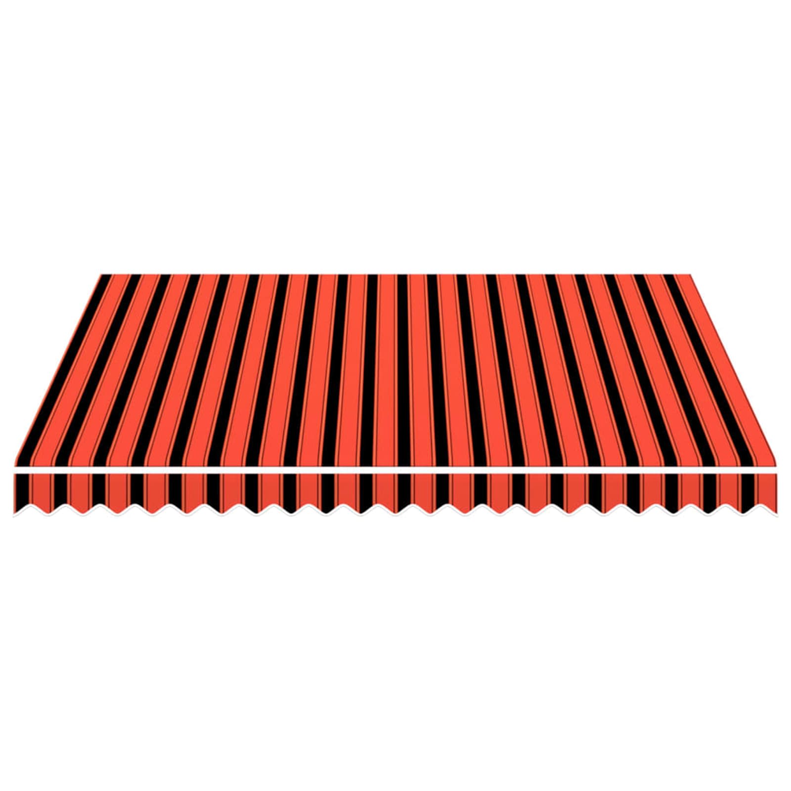 Markizės pakaitinis audinys Oranžinė ir ruda 300 x 250 cm