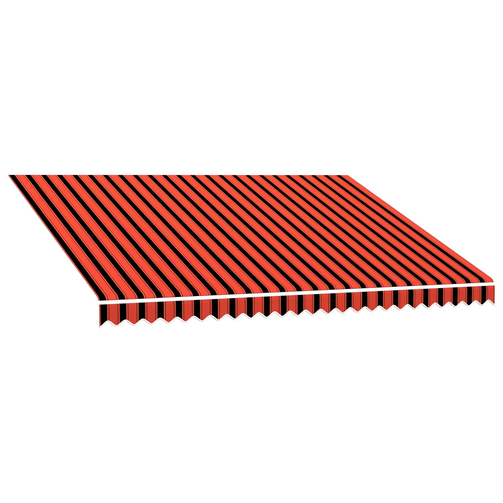 Markizės pakaitinis audinys Oranžinė ir ruda 350 x 250 cm