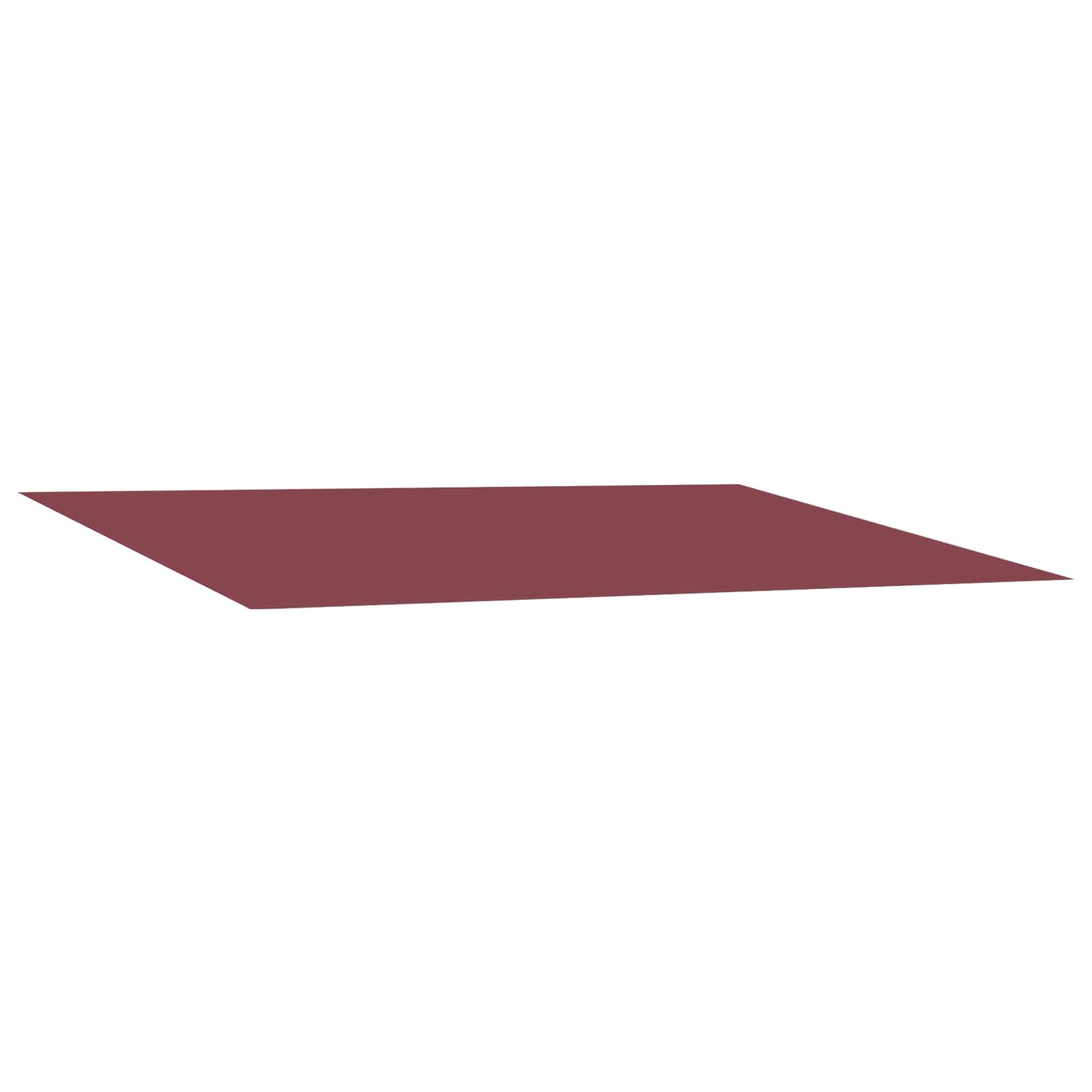 Markizės pakaitinis audinys Bordo raudona 400 × 350 cm