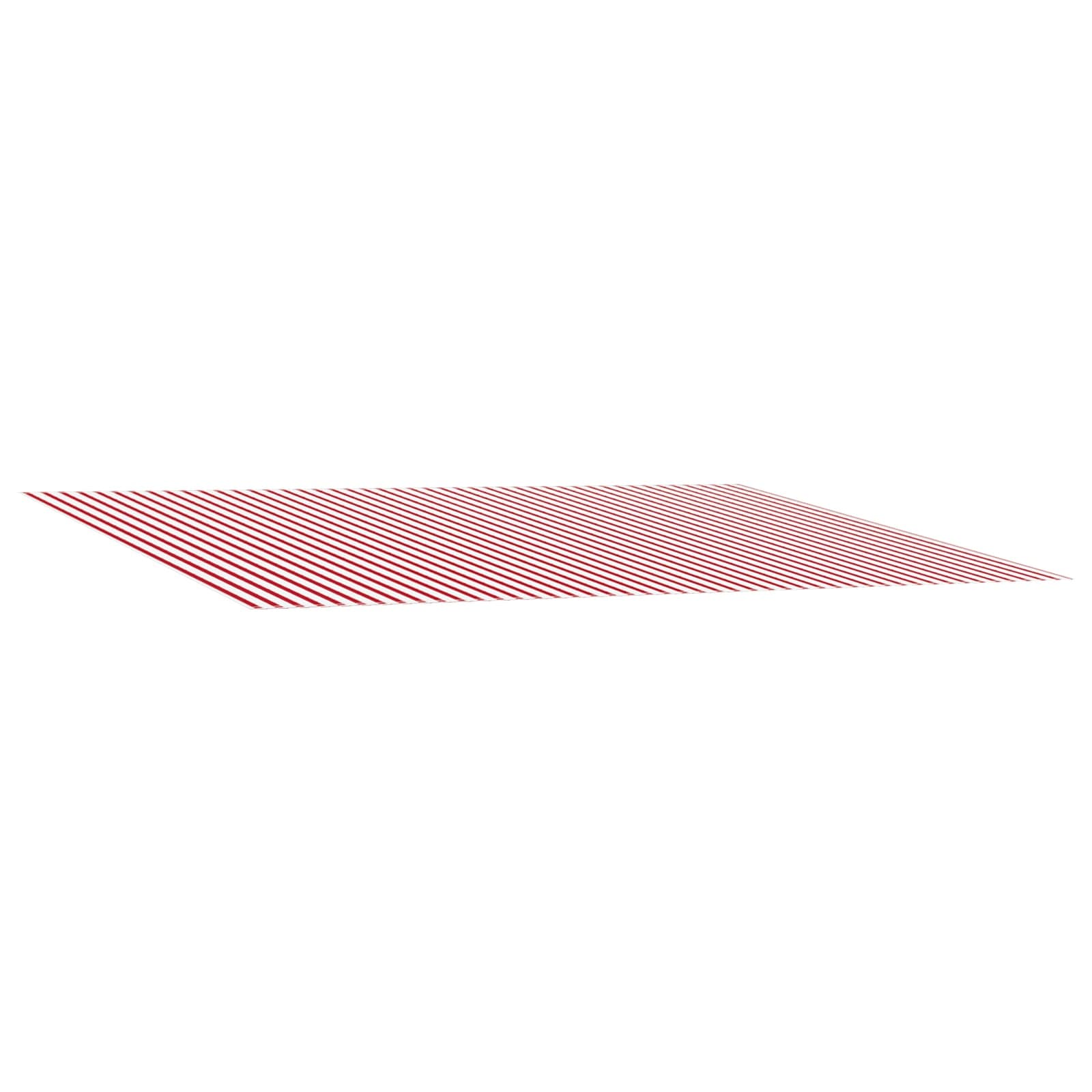 Markizės pakaitinis audinys Raudona ir balta 350 x 250 cm