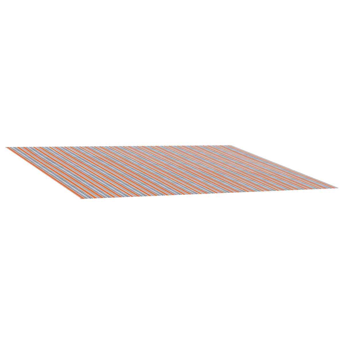 Markizės pakaitinis audinys Mėlynas ir Oranžinis 350 x 250 cm