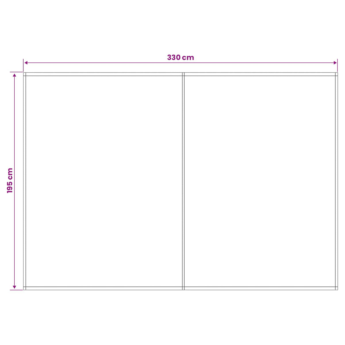 Markizės pakaitinis audinys Balta 350 x 200 cm Poliesteris
