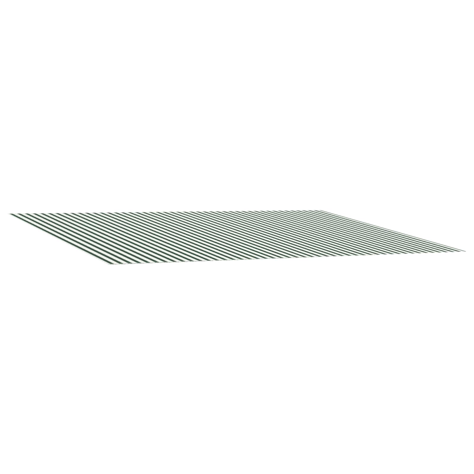 Markizės pakaitinis audinys Žalia ir balta 350 x 250 cm