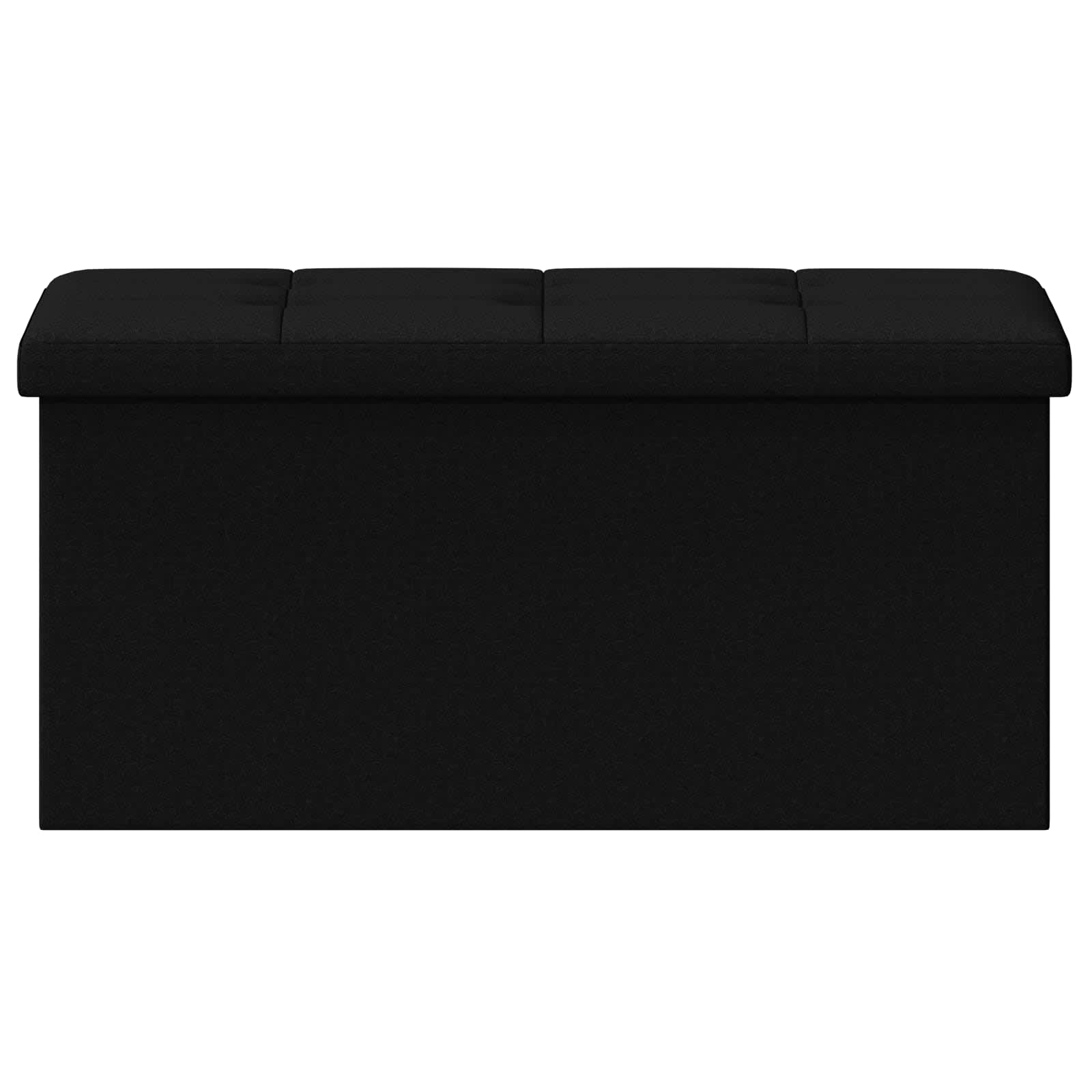 Sulankstomas saugojimo suolas Juoda 180 kg 80 L 77 x 38 x 38 cm