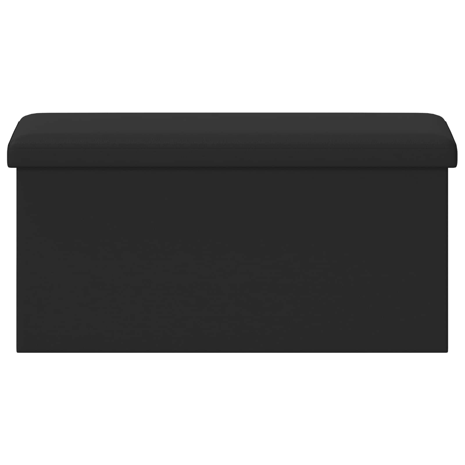 Sulankstomas saugojimo suolas Juoda 180 kg 80 L 77 x 38 x 38 cm