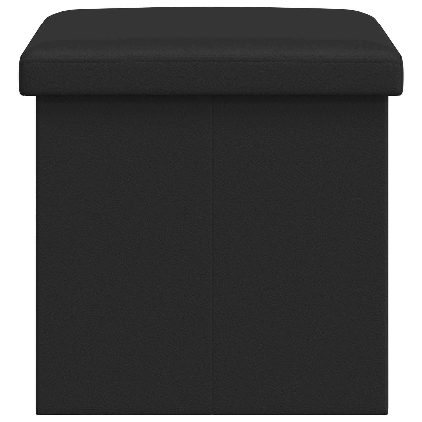 Sulankstomas saugojimo suolas Juoda 180 kg 80 L 77 x 38 x 38 cm