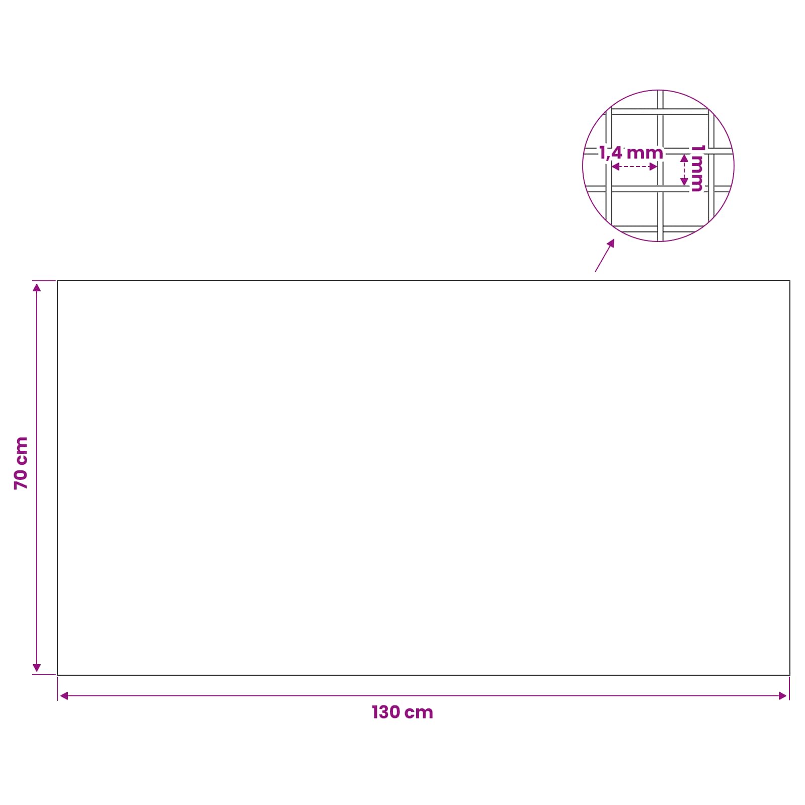 Šviesos šachtos dangtis su spaustukais 5 vnt. 70 x 130 cm Pilka