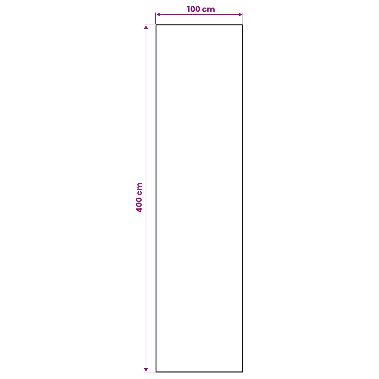 Kilimėlis LESAKA spalvingas 100 x 400 cm